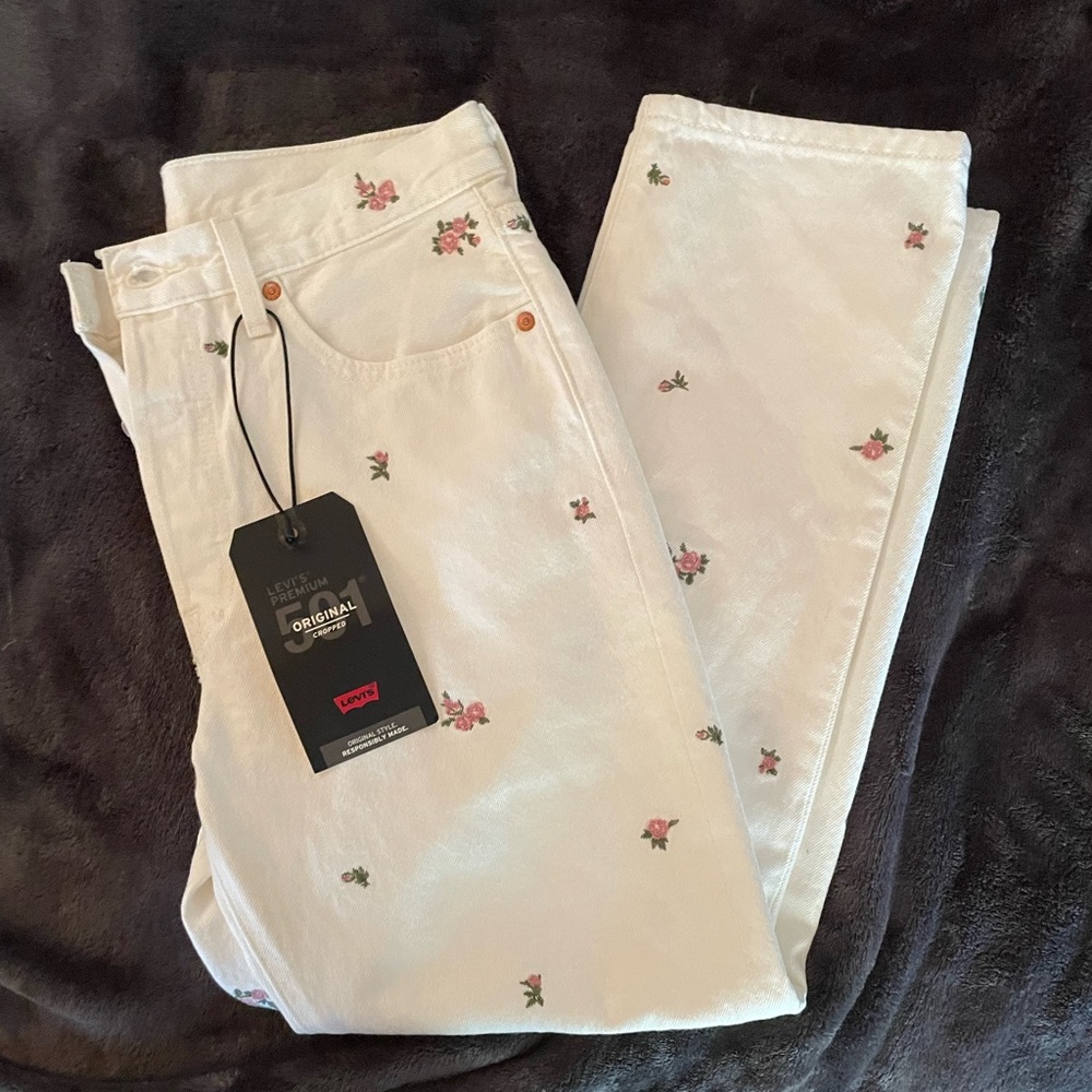 Levi's Original Cropped Jeans